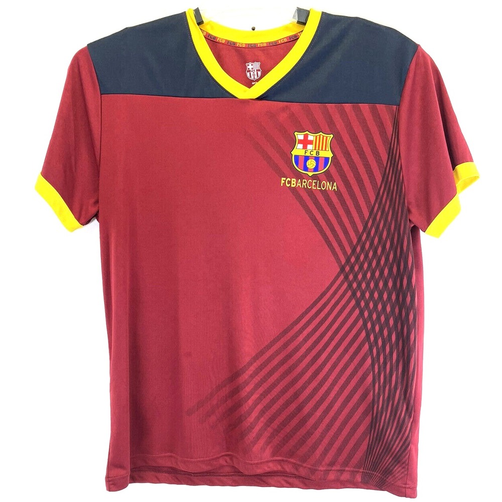 FCB Barcelona Mens Sz XL Red Pullover Jersey/Shirt (Z12) NW/OTs
